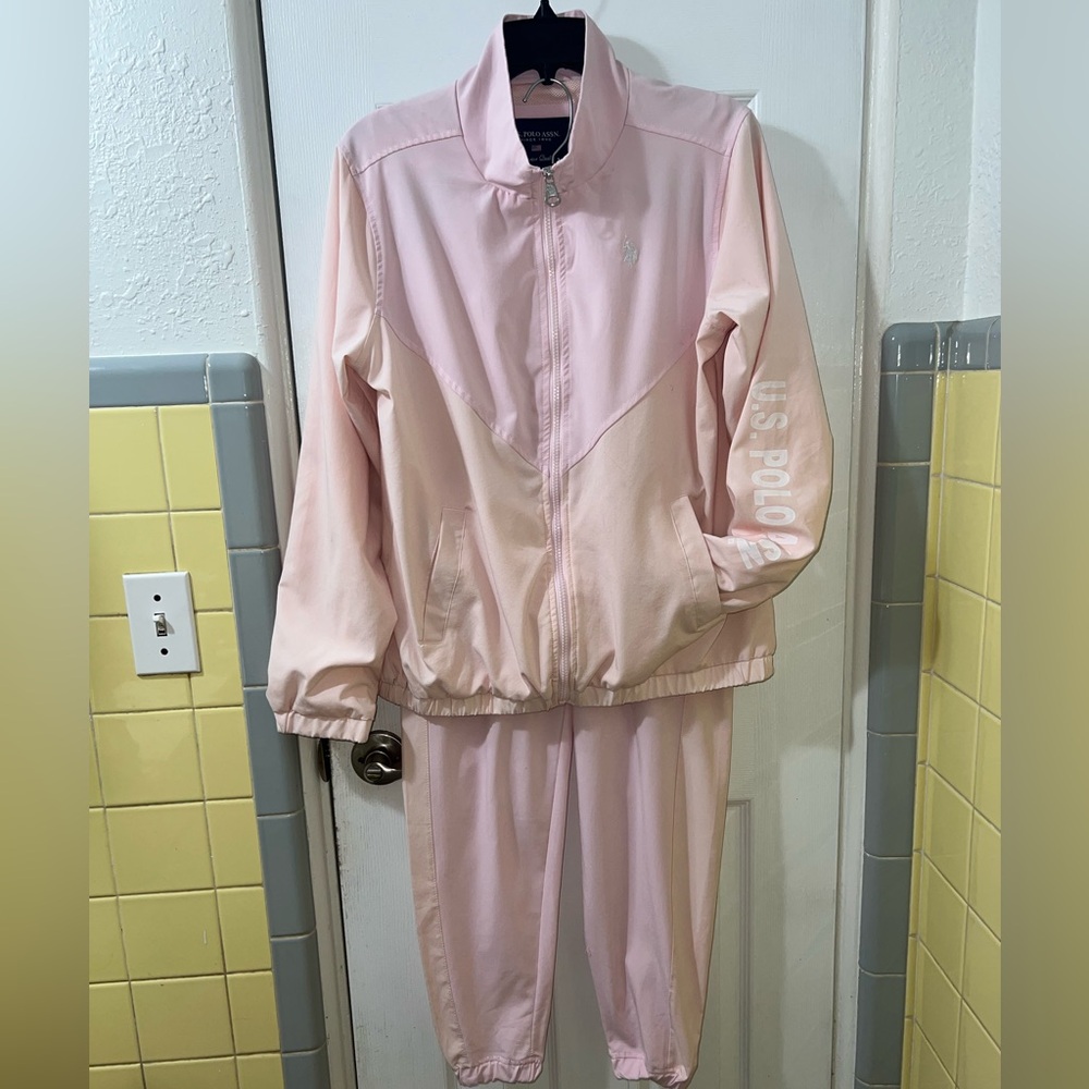 Pink US Polo Assn. Tracksuit